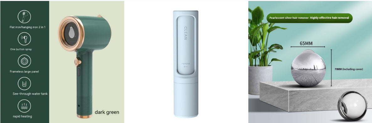 Mini Portable Clothes Steamer Iron – Fast Wrinkle Remover for Travel & Home